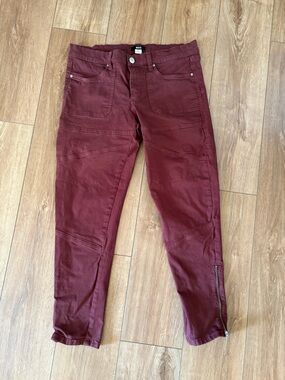 Maroon BDG pants from urban outfitters